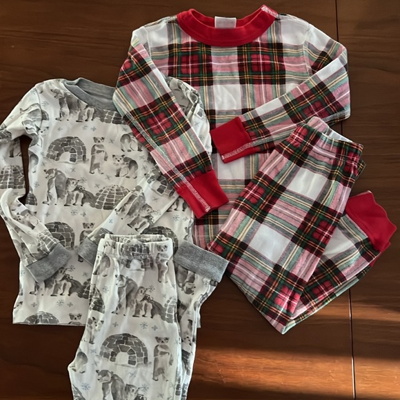 Set of 2 organic cotton pjs (3T) - Picture 1 of 7